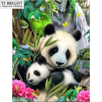 

Full Square/Round Drill 5D DIY Diamond Painting "Giant panda" Embroidery Cross Stitch Mosaic Home Decor Gift JCC