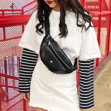 Модная поясная сумка унисекс, спортивная водонепроницаемая женская сумка через плечо, Повседневная Женская нагрудная сумка на молнии, marsupio donna