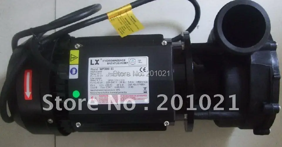 온수 욕조 스파 및 풀 펌프, 듀얼, 더블, 2 단 WP300-II, 3.0HP, 2.2KW, 2200W, 3,0PS, 고속, 450W, 0,62PS 저속