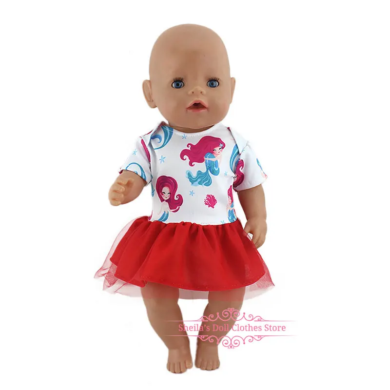 Новое модное платье для 17 дюймов Кукла реборн 43 см одежда - Цвет: 12
