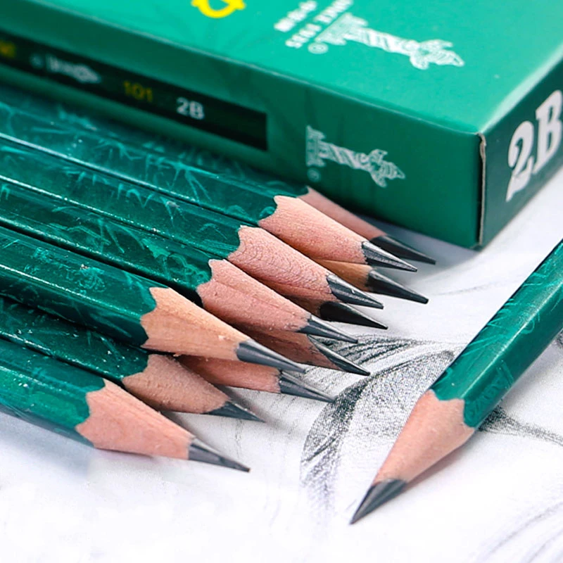 12pcs Lot Hb 2b 2h Wooden Pencils Kids Pencil Student Professional Sketch Drawing Pen Stationery School Supplies Standard Pencils Aliexpress