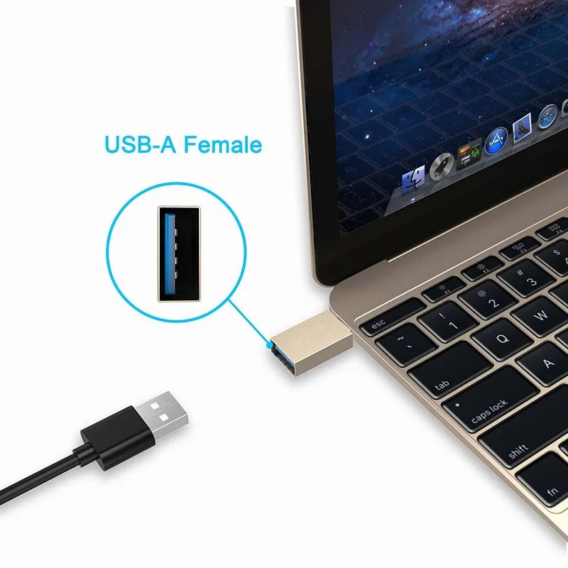 USB-C-to-USB-3.1-OTG-Adapter-for-Google-Pixel-xl-LG-G6-MacBook-Chromebook-Huawei-P9-P10-Plus-honor-8-nova-Nexus-6p-Type-c-Cable-5