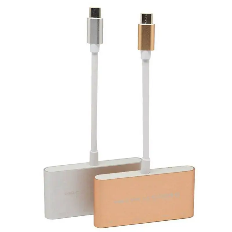 5 в 1 Usb-c внешний card reader Поддержка SD/карты памяти Micro USB1.0/Usb 2,0 high speed combo Hub для Камера Macbook телефона Android