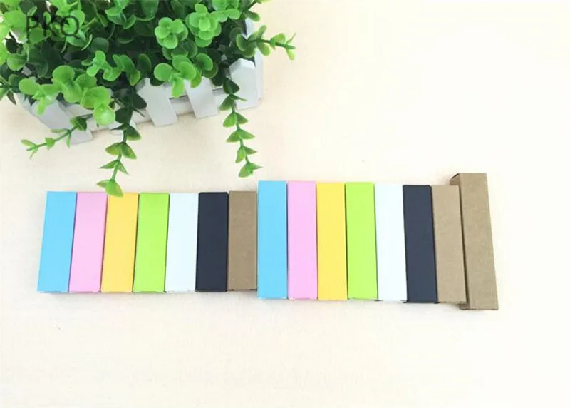 

100pcs 2x2x7.1cm Lip Balm Tube Packaging Carton Box Lipstick Tube Carton DIY Tool Lip balm box cosmetic packaging box 2x2x8.5cm