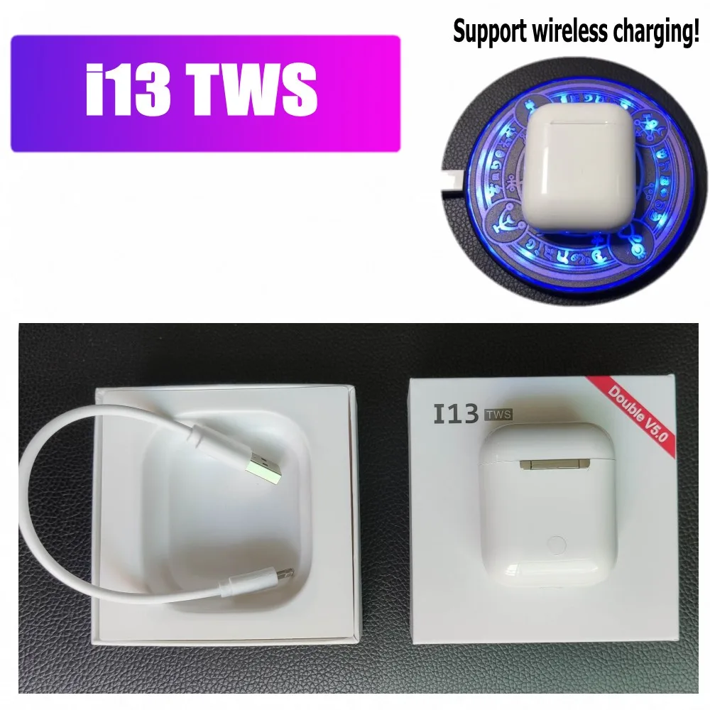 

NEW i13 TWS 1:1 Original earphone Wireless Bluetooth 5.0 Heavy 3D Surround Sound Earbuds pk i10 i100 i20 tws For All smart phone
