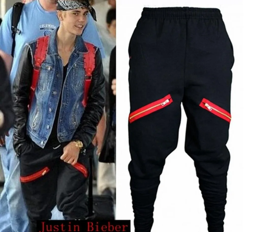 27-44 JustinBieber Мужская одежда DJDS шаровары брюки с заниженным шаговым швом брюки размера плюс сценические костюмы певицы