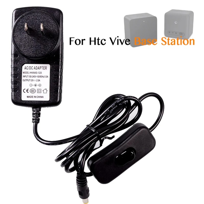 

Sensor Power Adapter Base station power charger 1.2m cable for htc vive headset Sensor