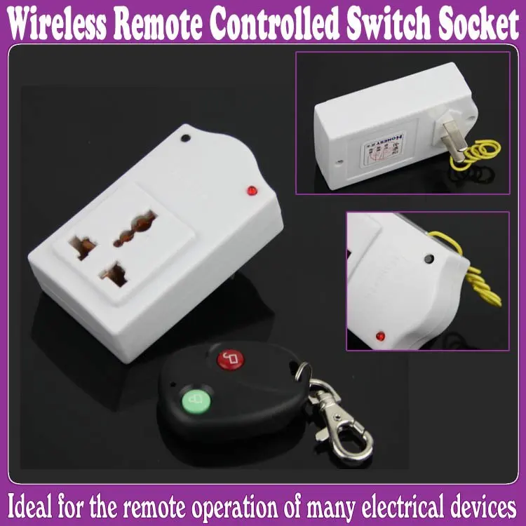 IR Wireless Remote AC Power Switch Outlet Socket Plug_Wireless Remote
