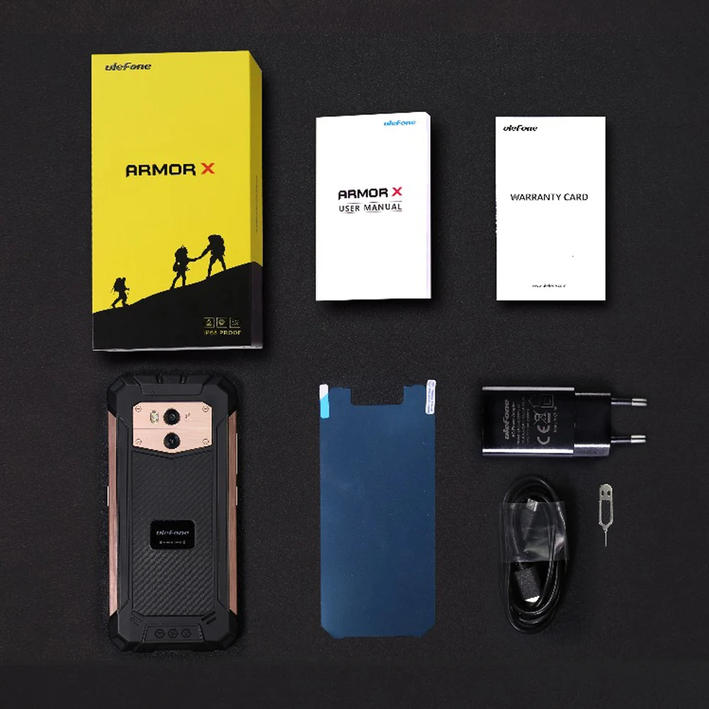 Ulefone Armor X Водонепроницаемый IP68 смартфон 5 &quotHD четырехъядерный Android 8 1 2 ГБ + 16 Гб 13