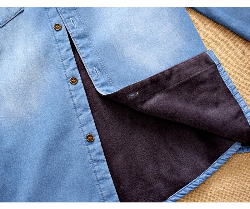 winter thickner denim shirts 3