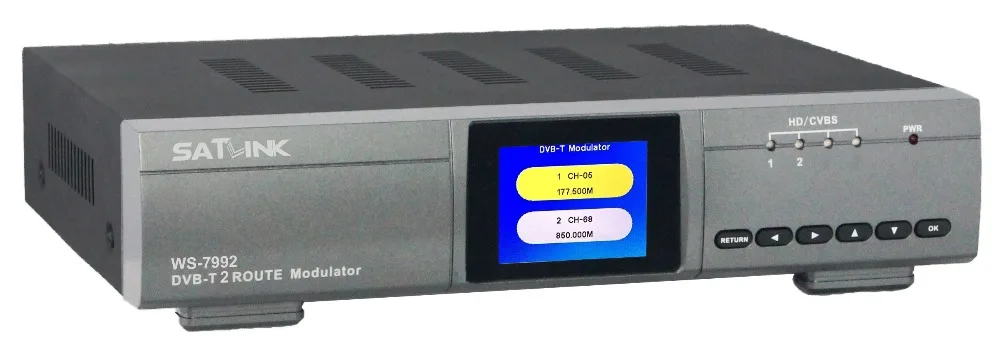 Оригинальный модулятор Satlink 7992 2 Route DVB T AV HD два маршрутизатора DM цифровой