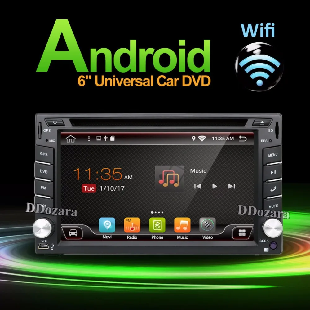 2016 New 6 2 INCH Android 6 0 Car DVD player GPS Wifi 3G Bluetooth 2