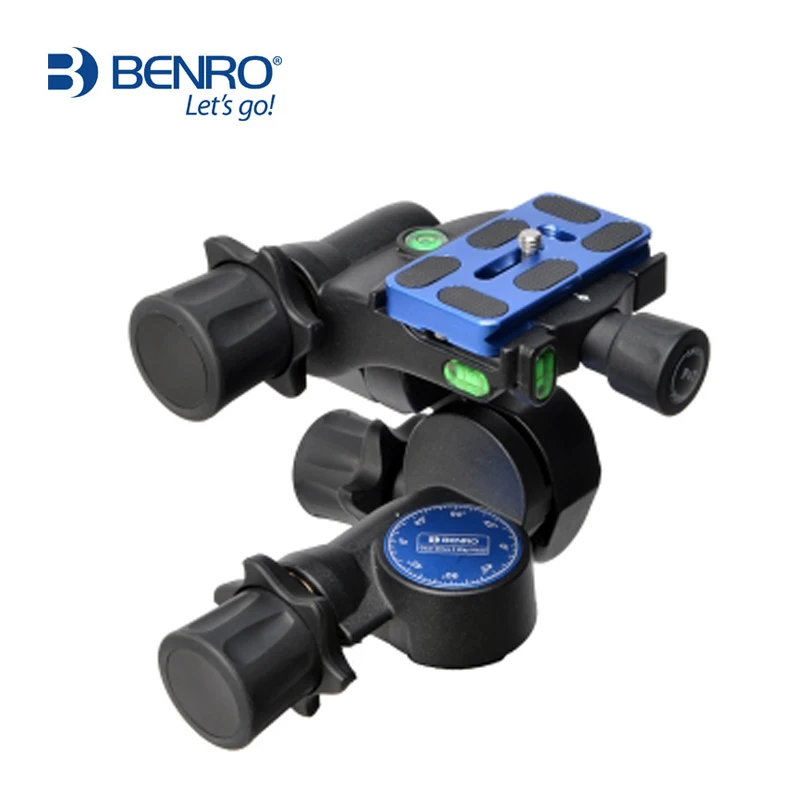 Benro GD3WH three-dimensional gear head PTZ magnesium alloy SLR photography tripod Panoramic photography head