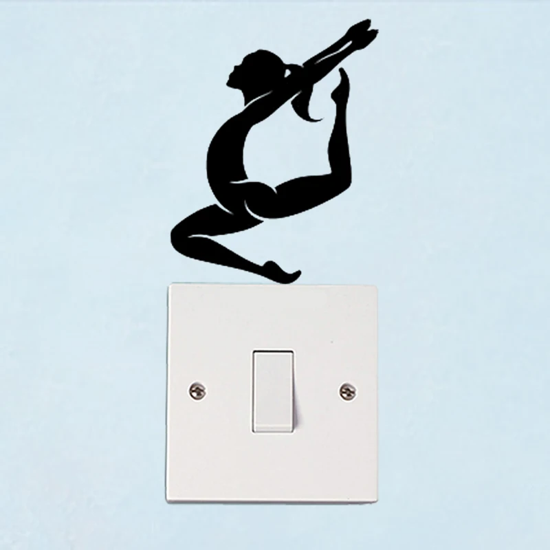 WANGZHIMING new cartoon DIY 3d wall stickers for kids rooms Gymnastics bedroom home decor living room | Дом и сад