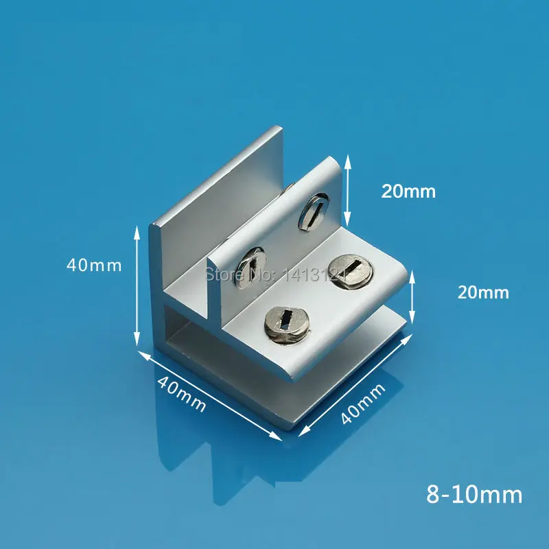 10 мм Алюминиевый зажим для стекла F окно зажим папка соединитель для полок мебельная металлическая фурнитура diy ручной работы