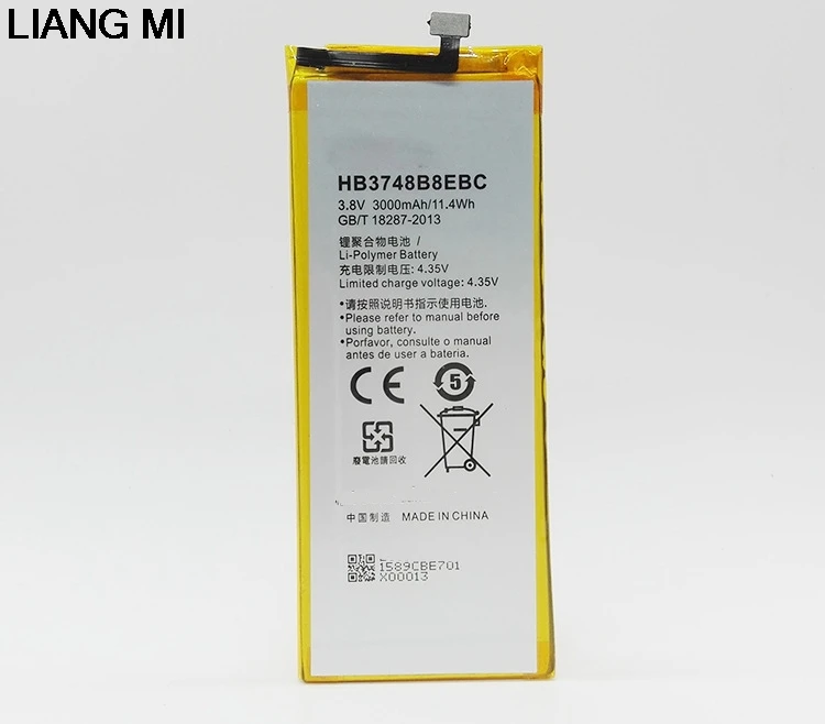 3000 мАч HB3748B8EBC Аккумулятор для телефона Huawei Ascend C199 G7 G7-TL100 C199-CL00 с ремонтным станком