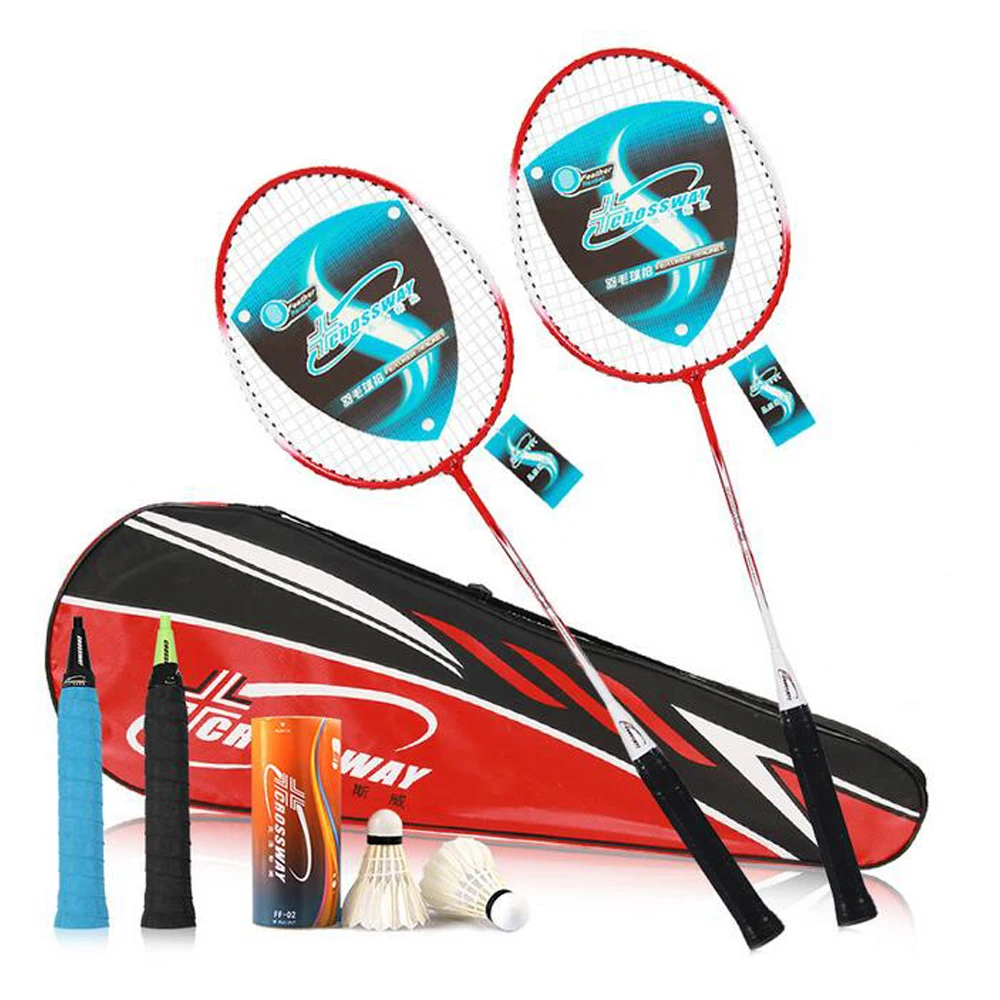 High Quality Badminton Racket Professional Men Women Rackets Light Weight Ferroalloy Fitness Equipment 1 pair | Спорт и развлечения