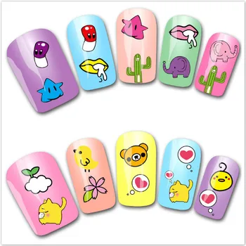 

wholesale NEW Delicate nail care polish wraps 3D water transfer nail art decoration tips beauty decal 100packs/lot free shipping