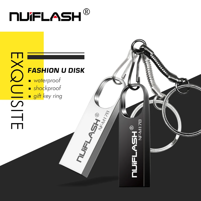 

Newest Usb Flash drive Metal Pendrive 32GB 64GB Pen drive flash Memoria usb stick 16GB 8GB 4GB cle usb flash 128GB disk on key
