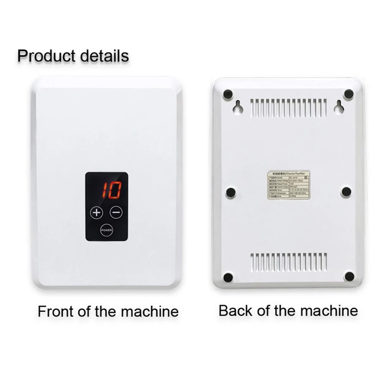 Billig Neue Tragbare Ozon Generator 220 V 110 V Digitale Timing Ozonisator Luft Wasser Air Purifier Sterilisator Reinigung System O3 sauerstoff