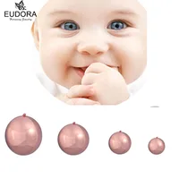 Eudora Baby Chime Ball Angel Caller 16mm/18mm/20mm 1Piece Rose Gold Color Musica Sounds Ball Mexican Bola Pendant for Pregegnant 1