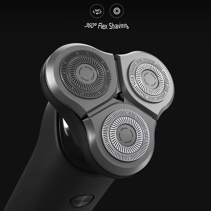 Оригинальный Xiaomi Mijia Электрический Sha ver бритва 360 Плавающая 3 головки основное Sub