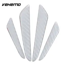 Vehemo 4 шт. защита края двери автомобиля Наклейка анти столкновения полосы ленты