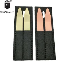 SHANG ZUN High Quality Copper Brass Collar Stays Bones Stiffeners 2 Colors for Business Formal Shirt Collar SHANG ZUN High Quality Copper Brass Collar Stays Bones Stiffeners 2 Colors for Business Formal Shirt Collar