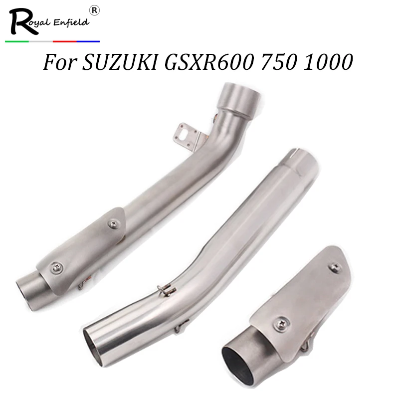 Gsxr600 750 1000 Exhaust Muffler Pipe Exhaust Mid Link Connect Pipe