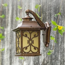 Ретро открытый настенный светильник Европа водонепроницаемый садовый светильник балкон лестница внешний светильник ing