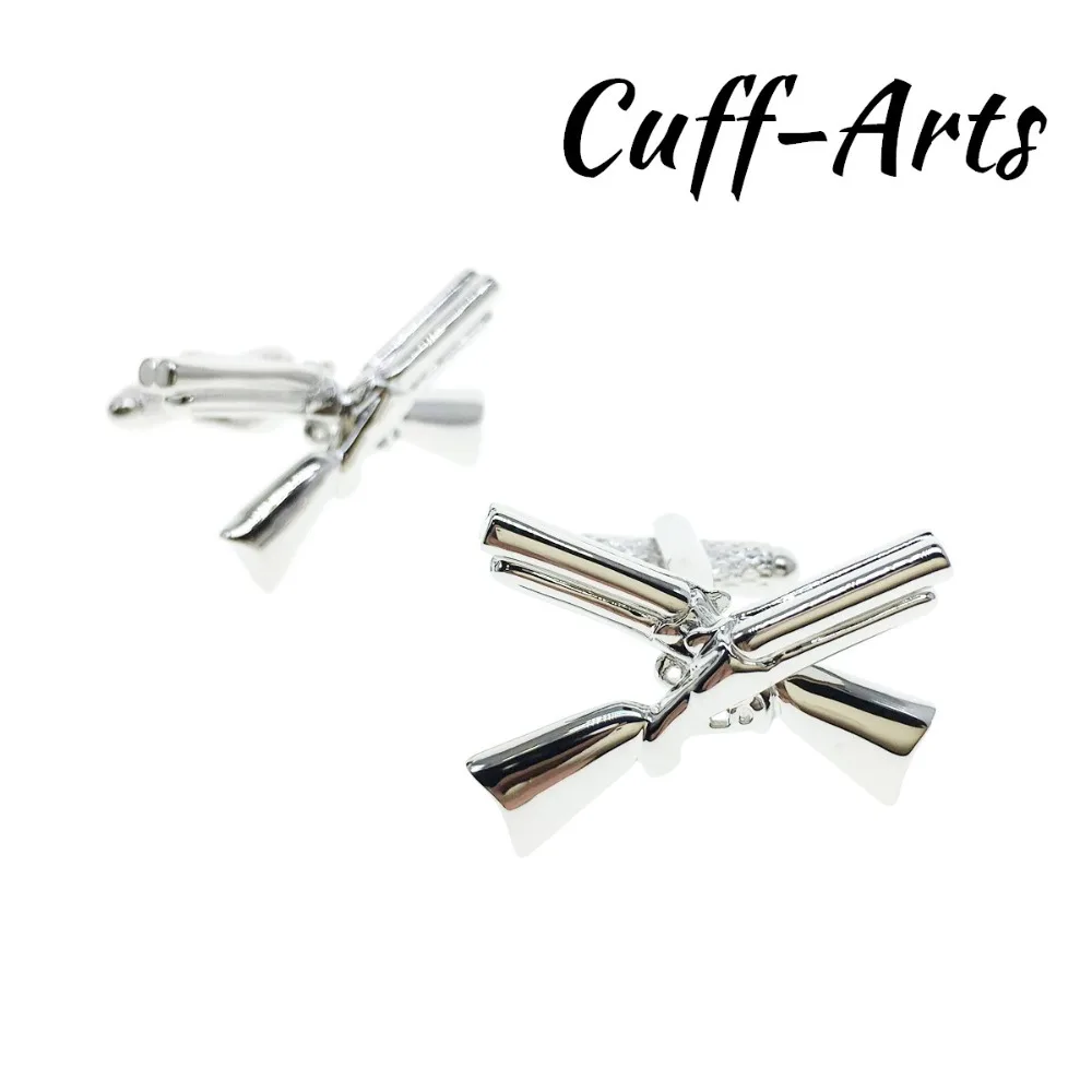 

Cufflinks for Men Crossed Double Barrel Shotguns Cufflinks Mens Cuff Jewelery Mens Gifts Vintage Cufflinks by Cuffarts C10296