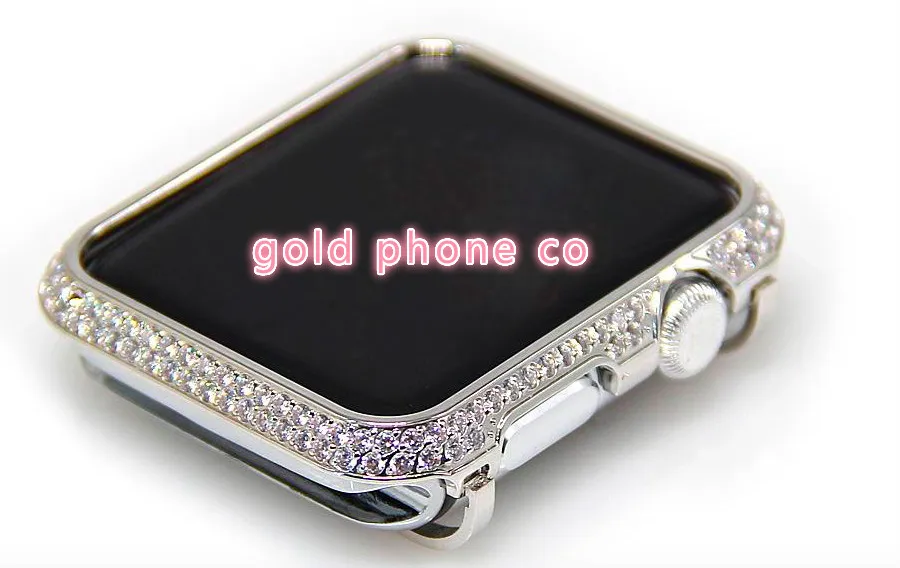 Горячая Распродажа! Для Apple часы, роскошные часы, чехол ручной работы с кристаллами и бриллиантами, защитный чехол для Apple Watch Series 1 2 3
