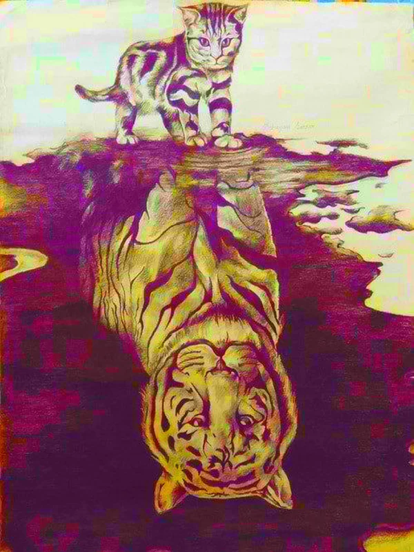 5D DIY Square and Round Full Diamond Embroidery Painting Cross Stitch Tiger Picture Rhinestone Mosaic Home D | Дом и сад