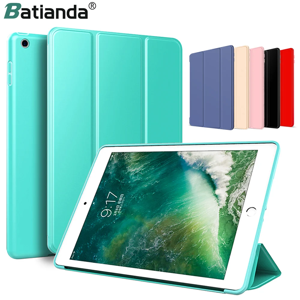 

Slim Smart-shell Stand Case with Soft TPU Back Cover for Apple iPad Mini Smart Case with Auto Sleep/Wake Function Mini 1 2 3
