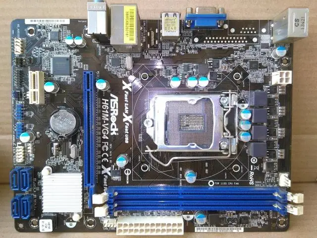 Оригинальная Встроенная Материнская плата для ASRock H61M VS LGA 1155 DDR3 RAM 16G|lga 1155|ram ddr3 |