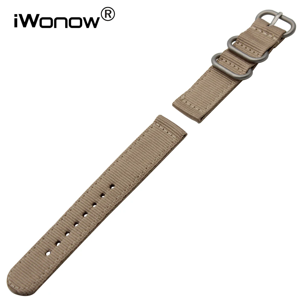 20 мм подлинный нейлоновый ремешок для часов Huawei Watch 2 Sport Garmin Vivomove Bradley наручный