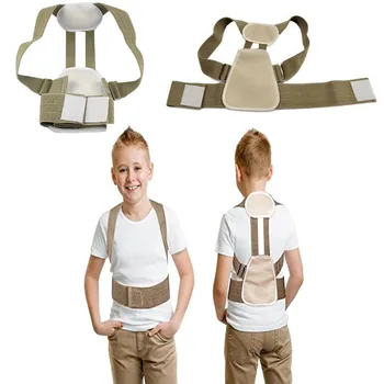 

2PCS Child Children Health Care Humpbacks Braces Belt Posture Corrector Correction Slouch Orthosis Back Straight Support Belt