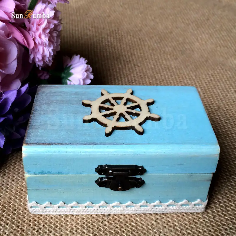 Beach Wedding Ring Box MUW-050-03
