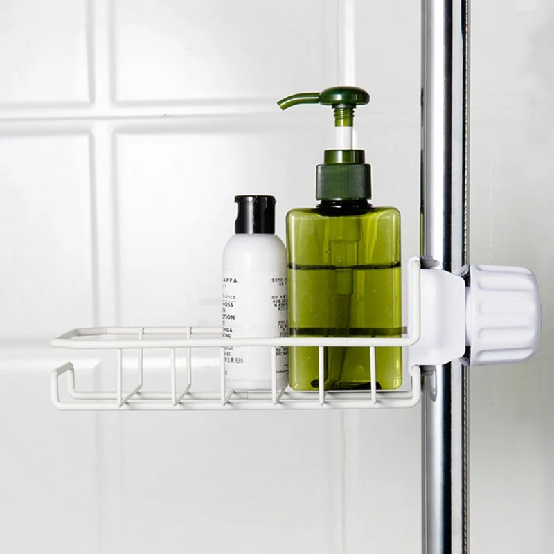 

Home Accessories Iron Sink Hanging Faucet Storage Bathroom Hollow Out Shelves Kitchen Drain Storage Rack Organizer