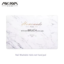 ANGNYA 1 шт. новейший мраморный стол для ногтей моющийся дизайн ногтей ручная Подушка коврик для рук кактус подставка для рук Подушка Настольный коврик Маникюрный Инструмент