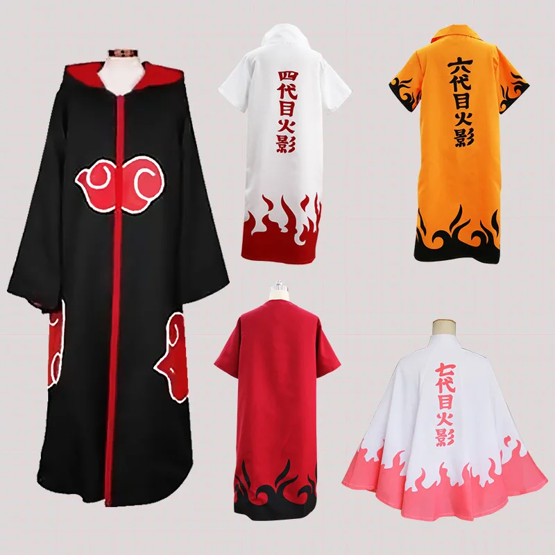 

Halloween Naruto COS clothing Xiao Hongyun cloak cosplay Uchiha clothes eagle organization Sasuke cloak clothing