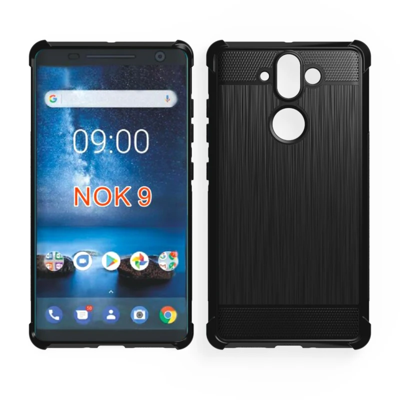 Бренд gligle прочный армированный чехол для телефона smart мягкий TPU чехол для Nokia 9 чехол Аксессуары Чехол