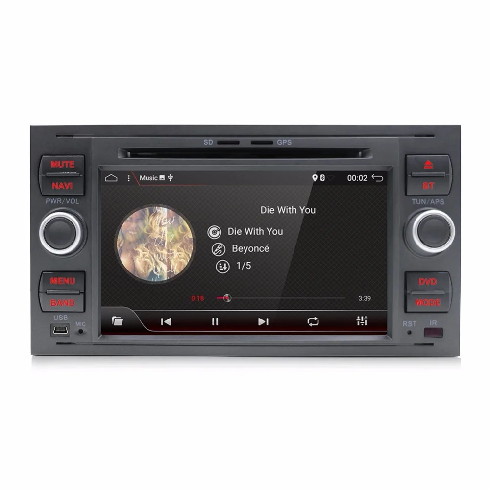 Bosion автомобильный мультимедийный плеер Восьмиядерный Android автомобильный DVD gps Авторадио 2 Din 7 ''для Ford/Mondeo/Focus/Transit/C-MAX/S-MAX/Fiesta