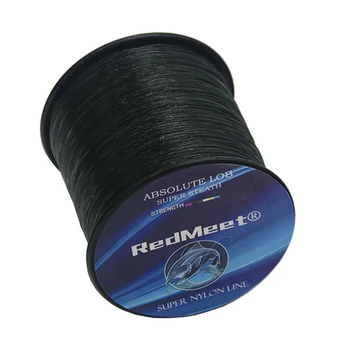 Hot Sale 1Pcs 1000m New Brand RedMeet Series Super Strong Japan Monofilament Nylon Fishing Line 1000m 4.4-28.6LB - Цвет: Black