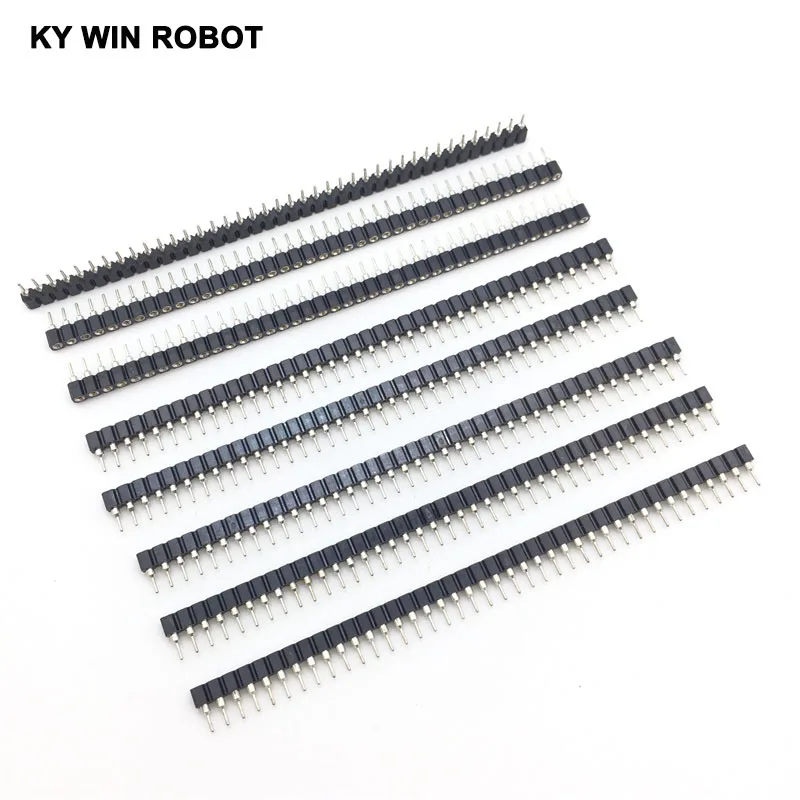 5 шт. 1x40 контактный 2 54 круглый гнездовой штырьковый коннектор|female pin header|connector