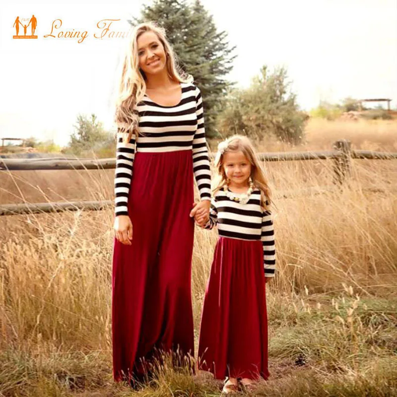 mother and daughter matching fall outfits