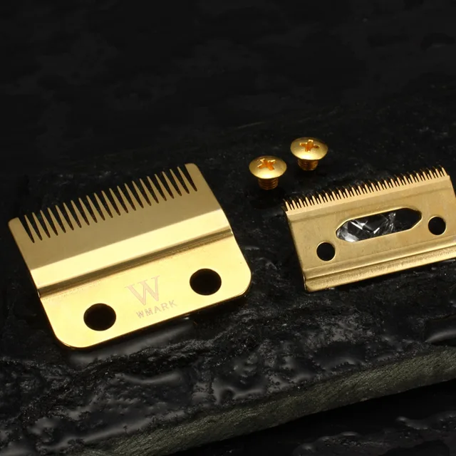 Professional WMARK 2-Hole Hair Clipper Blade rainbow color silver color golden color replace blade W-2 for professional clipper W-2G 1 set
