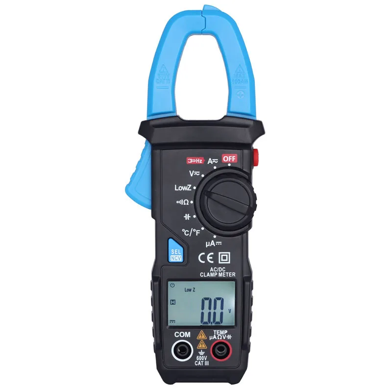 

BSIDE ACM22A 600A AC DC Current Intelligent digital Clamp Meters Voltage Capacitor Temperature Multimeter NCV tester VS MS2108A
