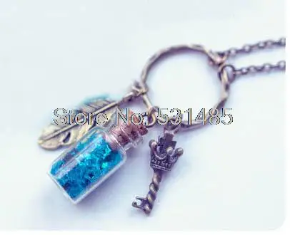 Glass Bottle Necklace 