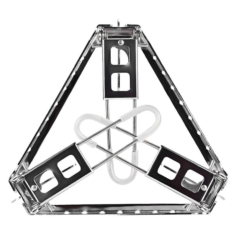

Stainless Steel Pot Rack Portable Folding Grill Shelf High Temperature Camping Stove Bracket